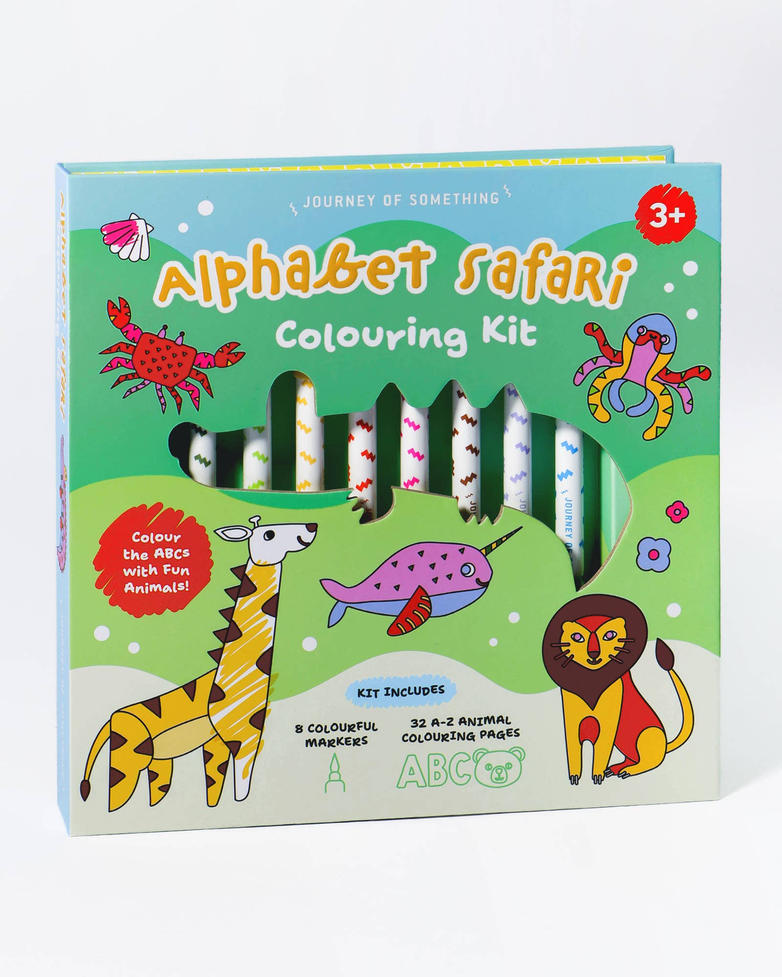 Journey Of Something | Alphabet Safari Colouring Kit