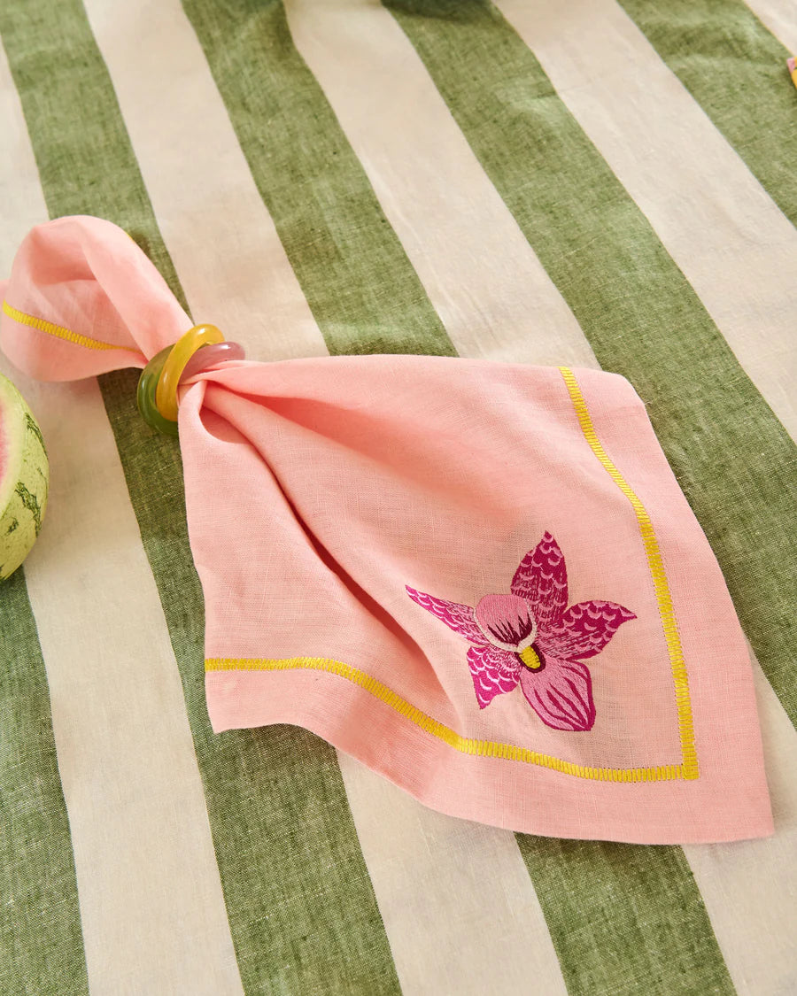 Kip & Co HOME | Wild Flower Embroidered 4P Napkin Set