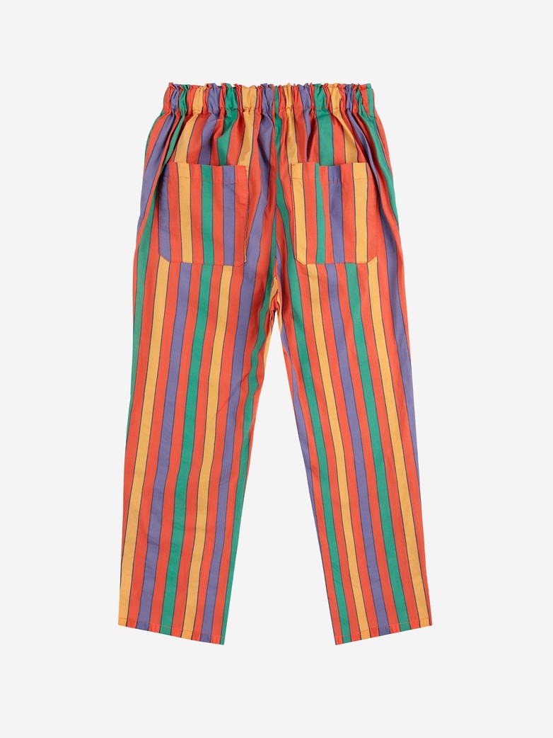 Bobo Choses | Multicolour stripes woven pants SS25