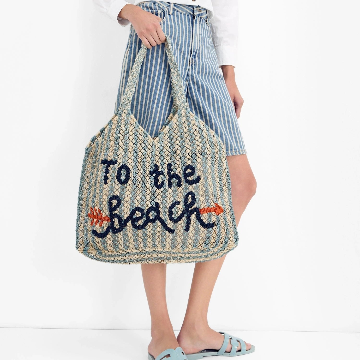 The Jacksons | Drew Jute Bag - To the Beach
