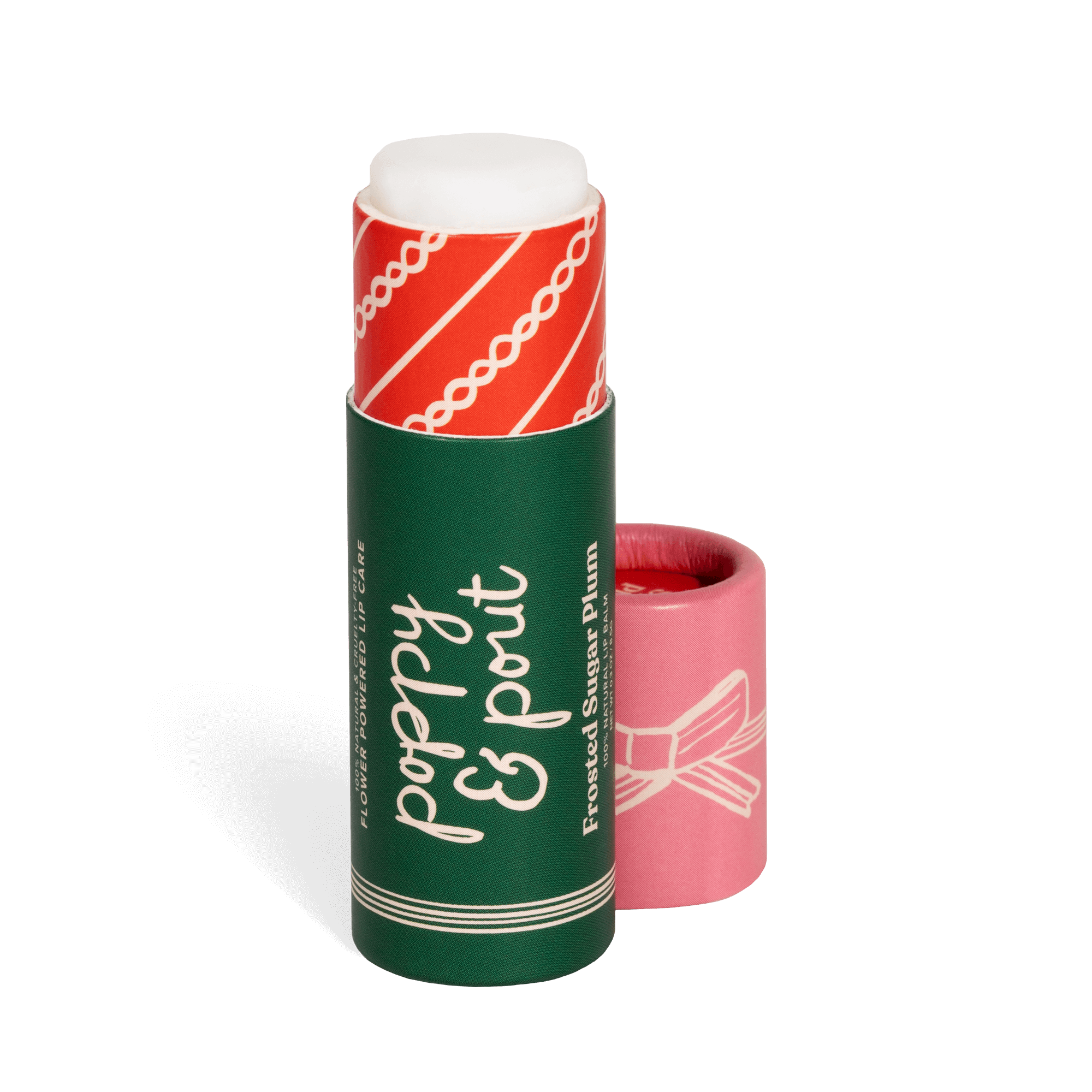 Poppy & Pout | Limited Edition Holiday Lip Balm- Frosted Sugar Plum