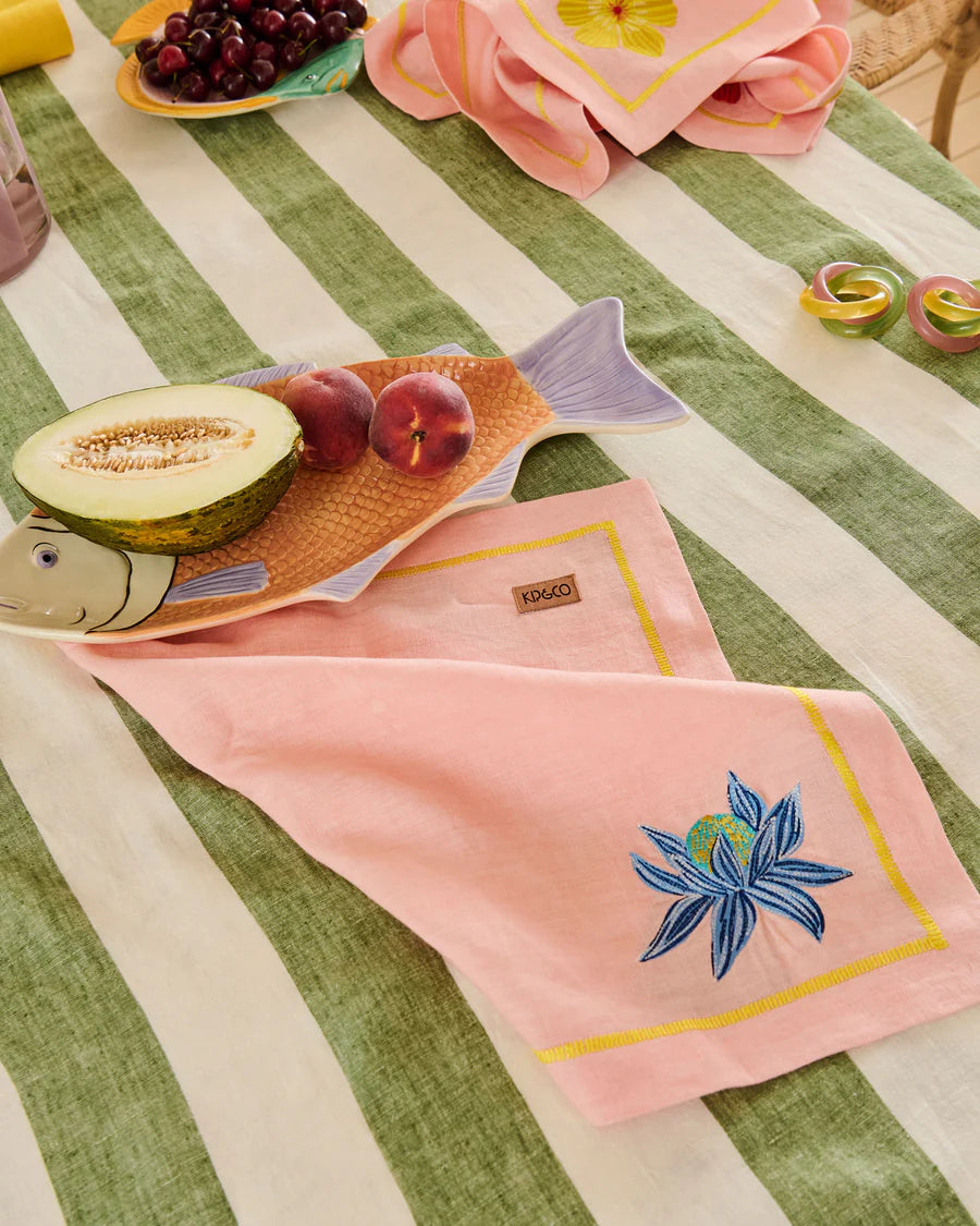 Kip & Co HOME | Wild Flower Embroidered 4P Napkin Set