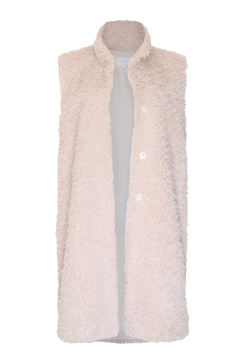 Lilya | Ellen Long Vest Ivory