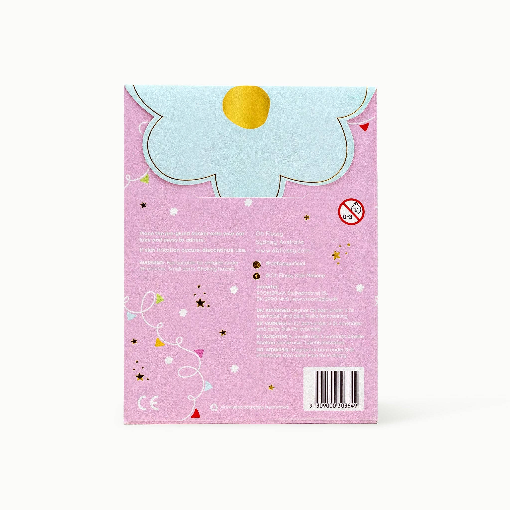 Oh Flossy | Kids Stick-On Earrings