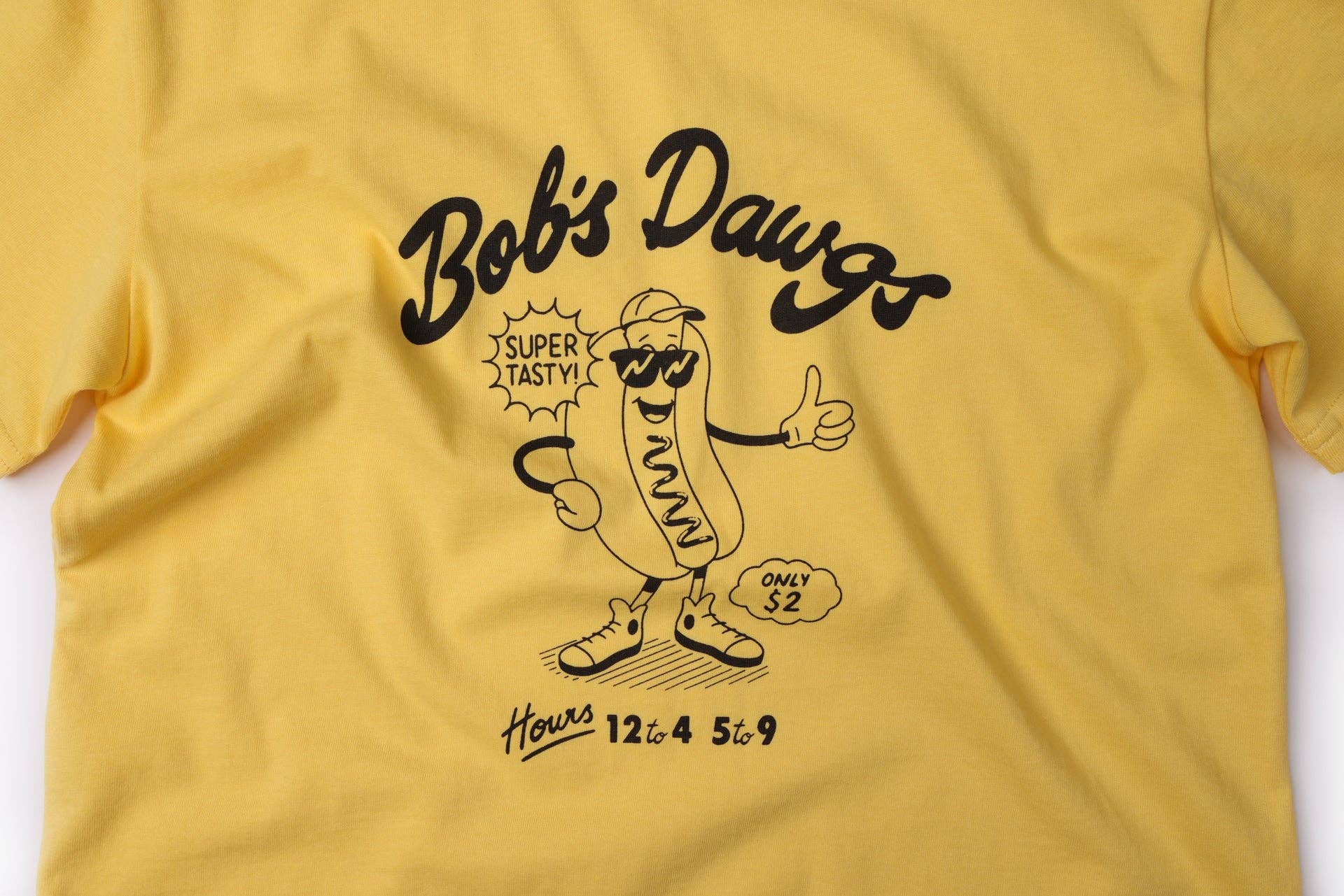 BBOBBIE | Bob's Dawgs tee in yellow