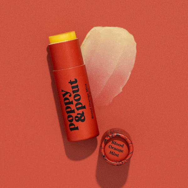 Poppy & Pout | Lip Balm-Blood Orange Mint