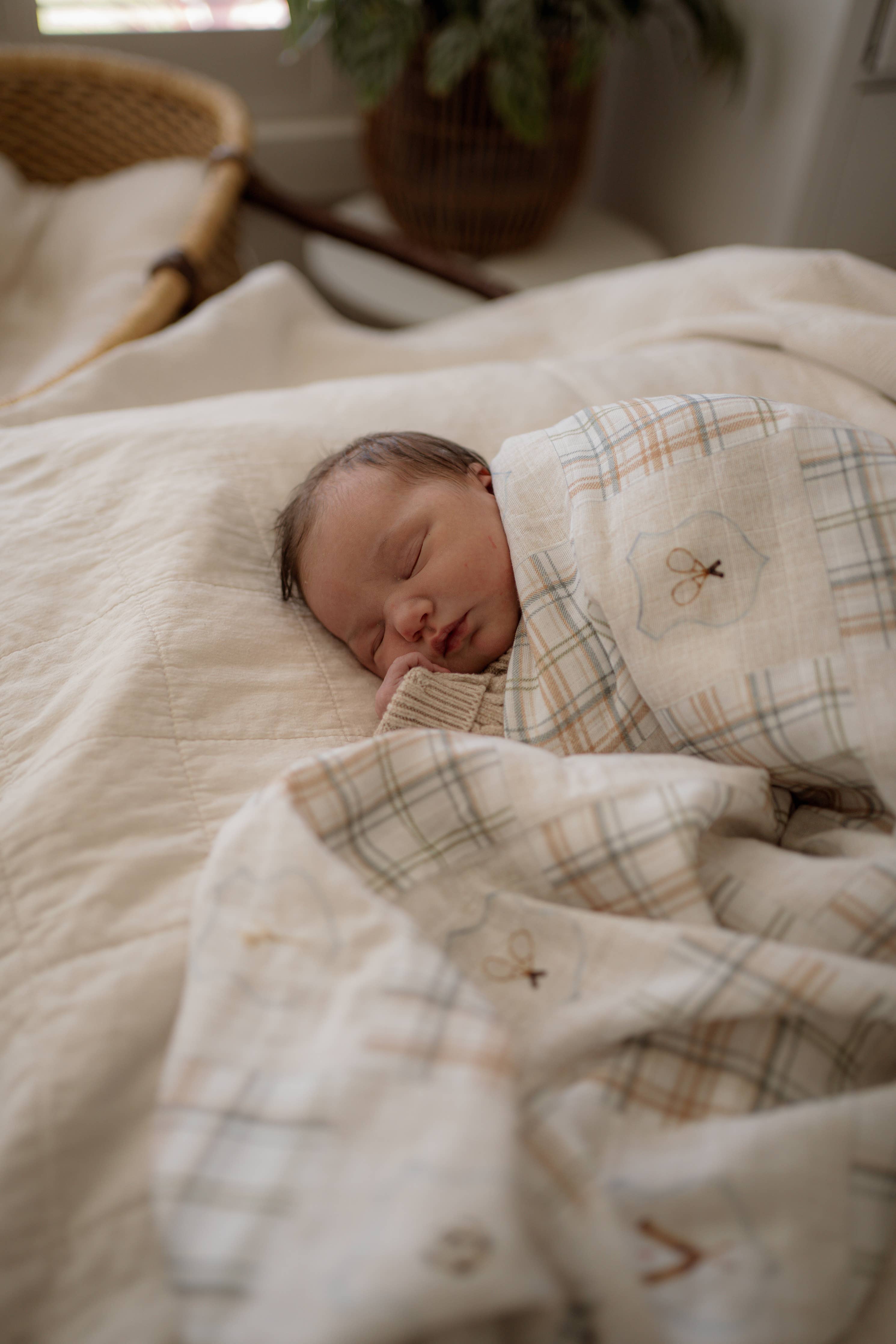 Pop Ya Tot | Old Sport Swaddle Wrap