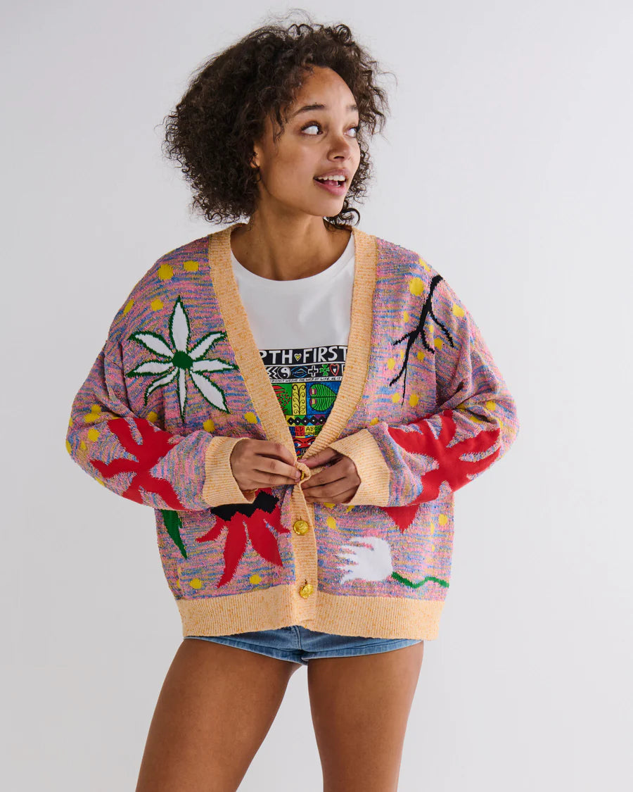 Kip & Co X Jenny Kee LADIES | Our Sunburnt Country Adult Knitted Cardigan