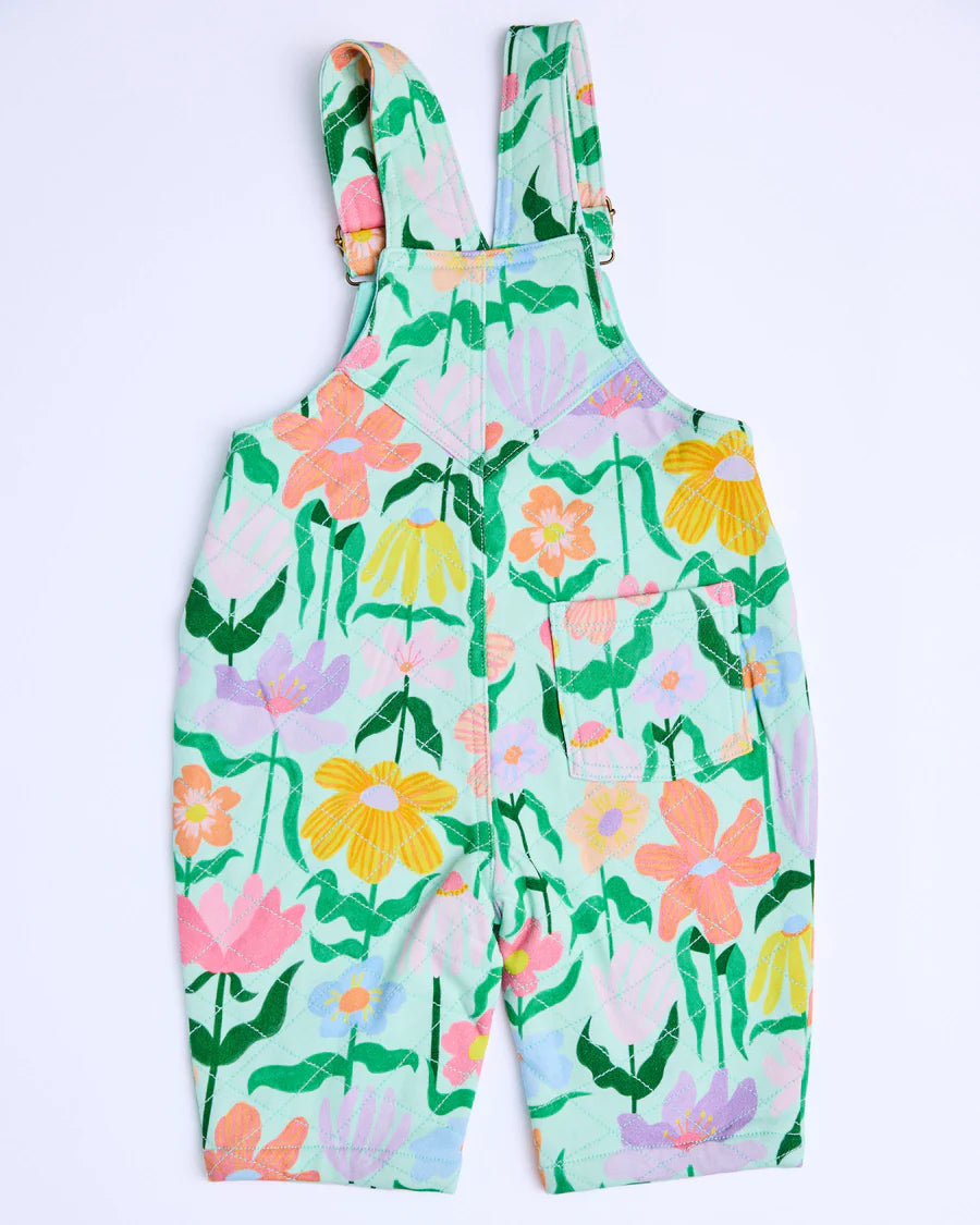 Kip & Co BABY | Popping Flowers Quilted Overalls
