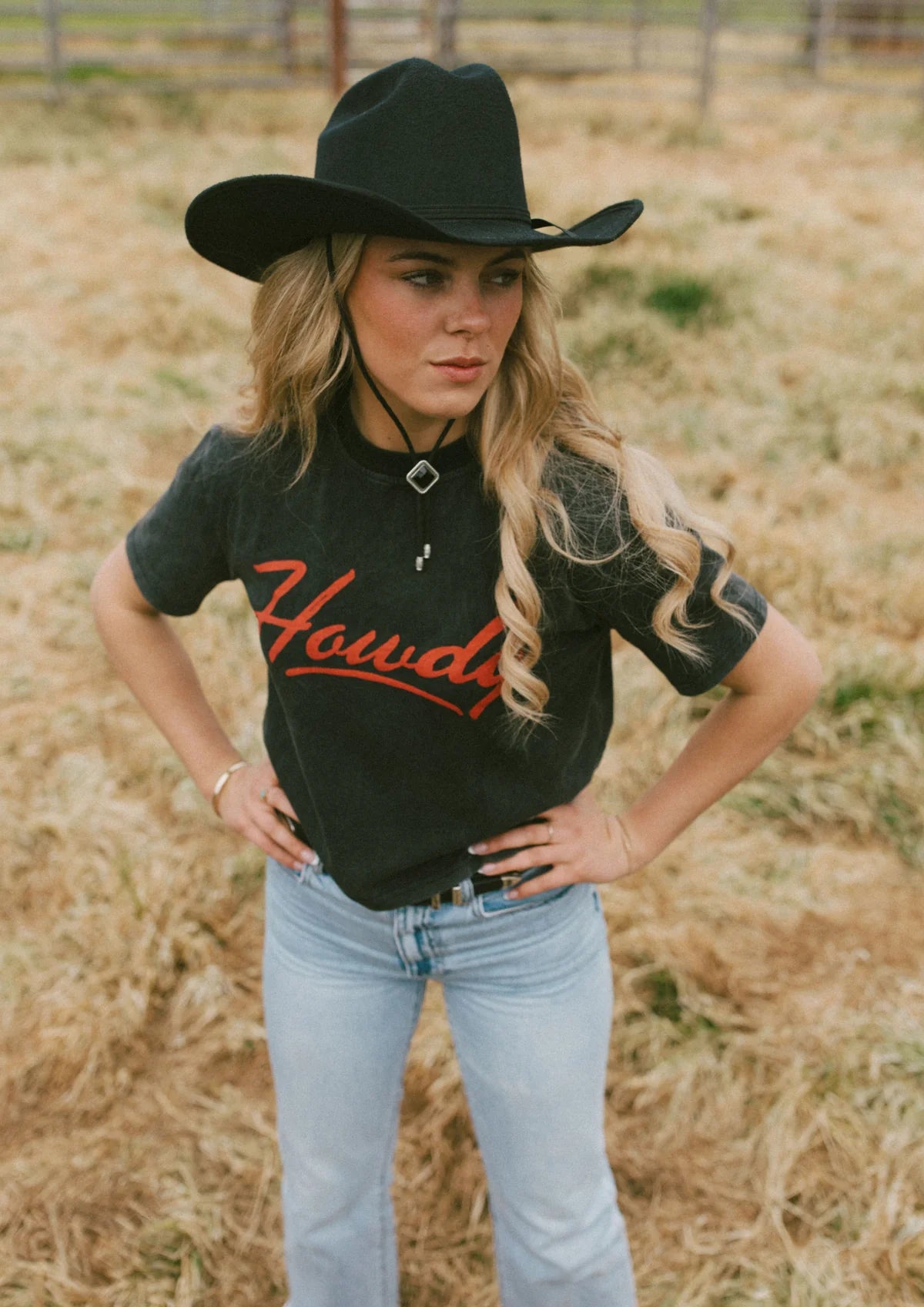 FAR MER by Whitney | Howdy Cowboy Short Cut Crew Tee