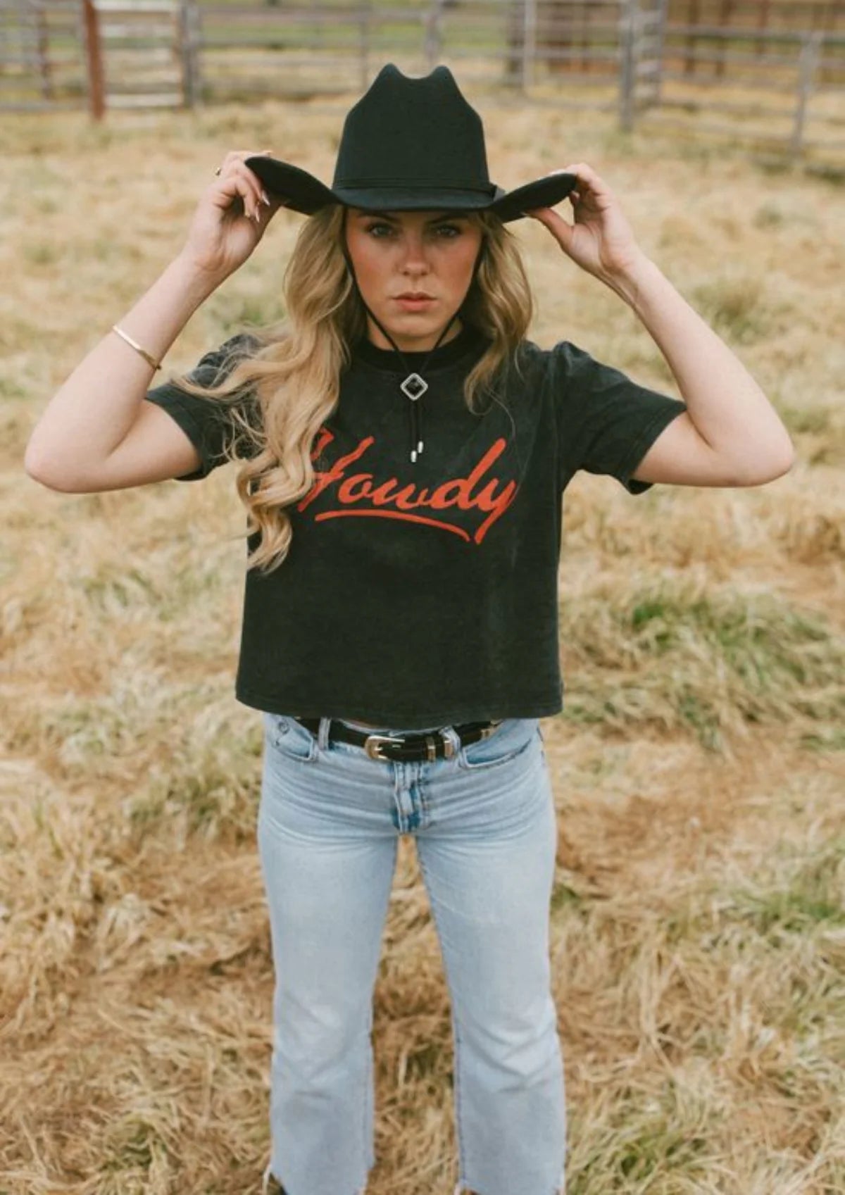 FAR MER by Whitney | Howdy Cowboy Short Cut Crew Tee
