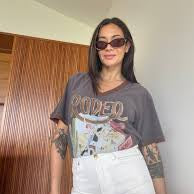 Maku Rodeo V-neck tee - model wearing lifestyle shot