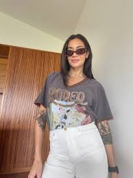 Maku Rodeo V-neck tee - model wearing lifestyle shot