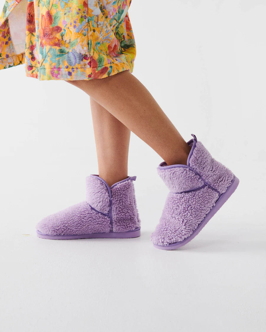 KIP & CO LADIES | Lavender Sherpa Boot