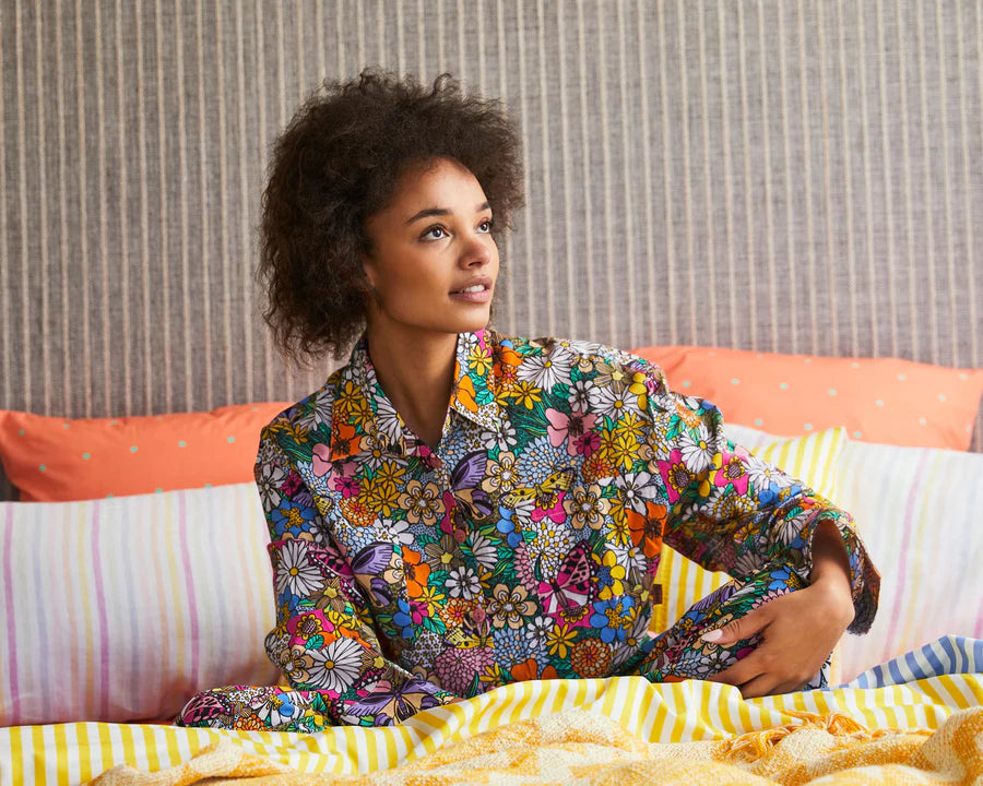Kip & Co LADIES | Bliss Floral Organic Cotton Pyjama Set