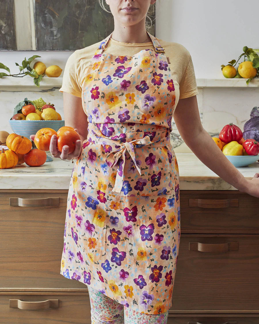 Kip & Co HOME| Pansy Linen Apron