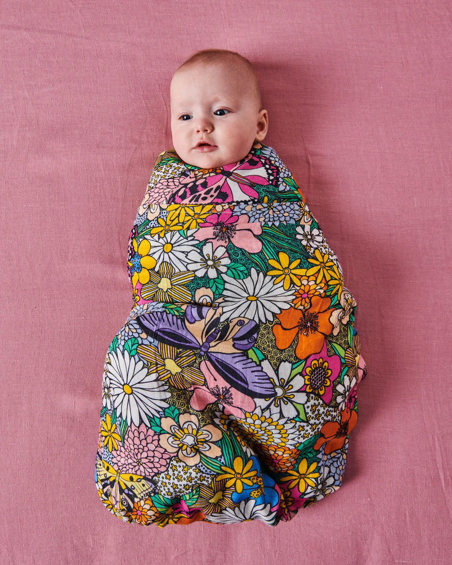 Kip & Co BABY | Bliss Floral Bamboo Swaddle