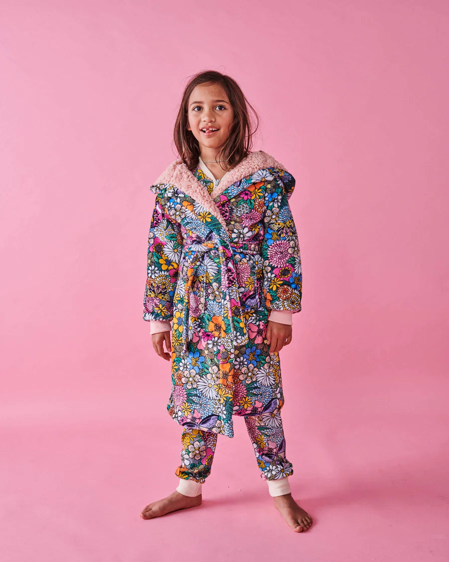Kip & Co KIDS | Bliss Floral Kuddle Kids Robe
