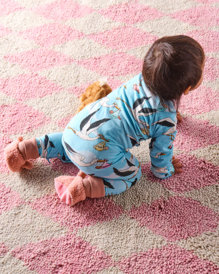 Kip & Co BABY | Special Delivery Organic Long Sleeve Zip Romper