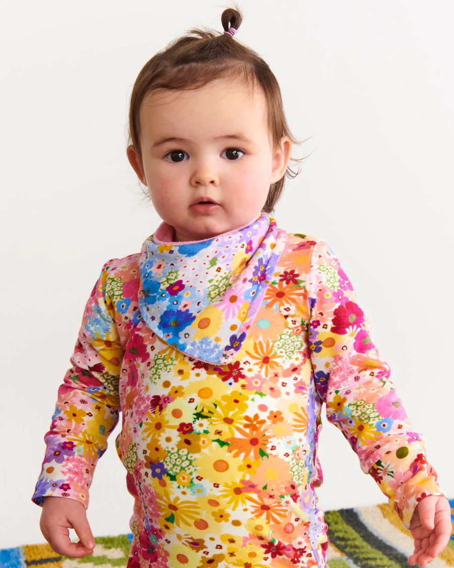 Kip & Co BABY | Strawberry Bloom Organic Cotton Dribble Bib Set
