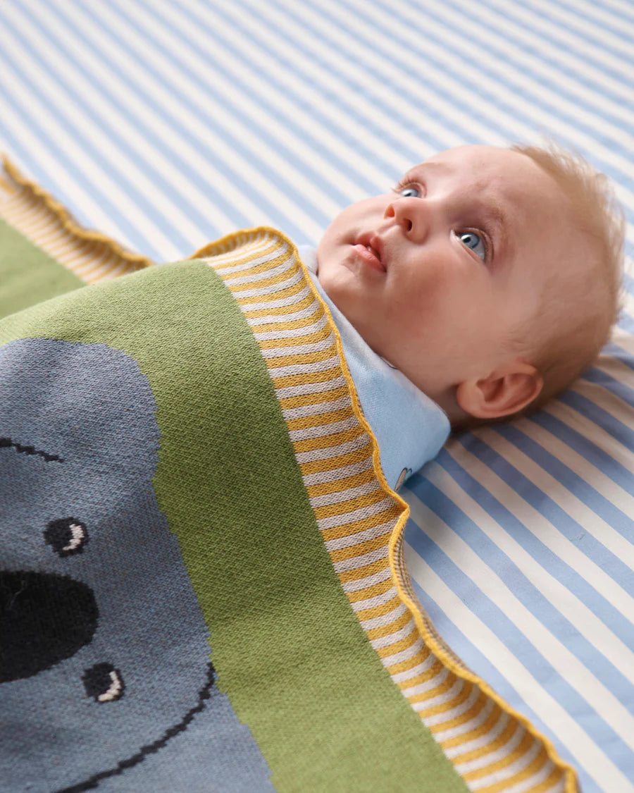Kip & Co BABY | Home Among The Gum Trees Cotton Knitted Blanket