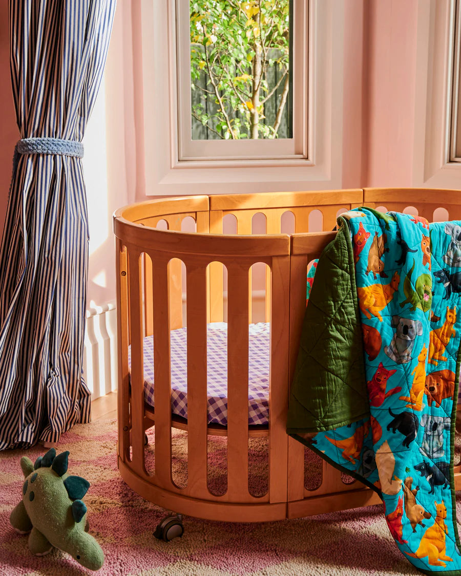Kip & Co BABY | Home Among The Gum Trees Quilted Cot Bedspread