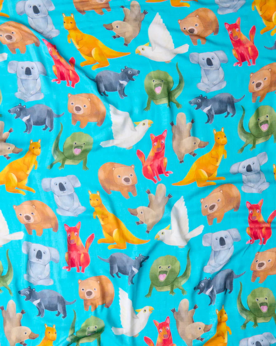 Kip & Co BABY | Home Among The Gum Trees Bamboo Swaddle