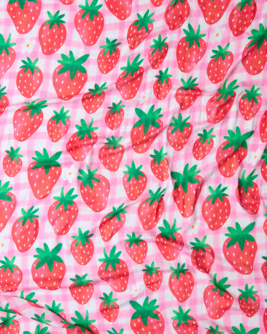Kip & Co BABY | Strawberry Jam Bamboo Swaddle