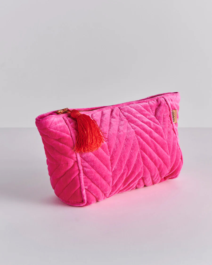 Kip & Co | Me and You Velvet Toiletry Bag