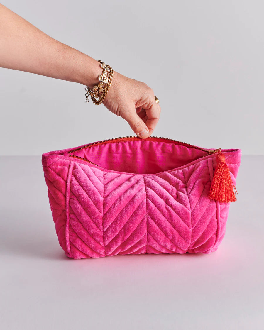 Kip & Co | Me and You Velvet Toiletry Bag
