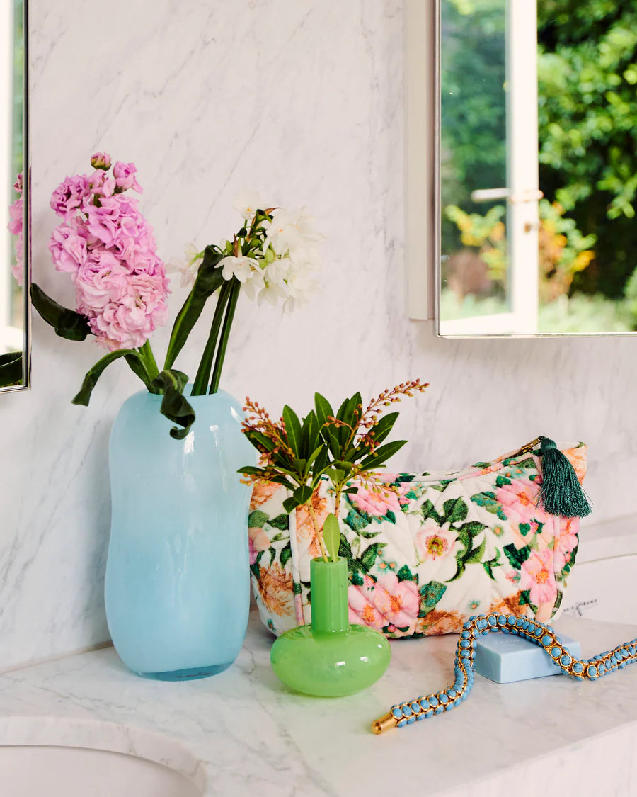 Kip & Co | Sunday Stroll Velvet Toiletry Bag