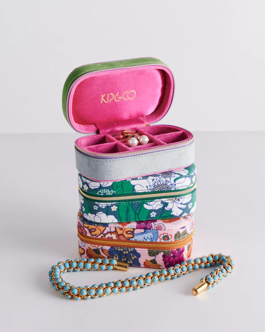 Kip & Co HOME  | Lyon Travel Velvet Jewellery Box