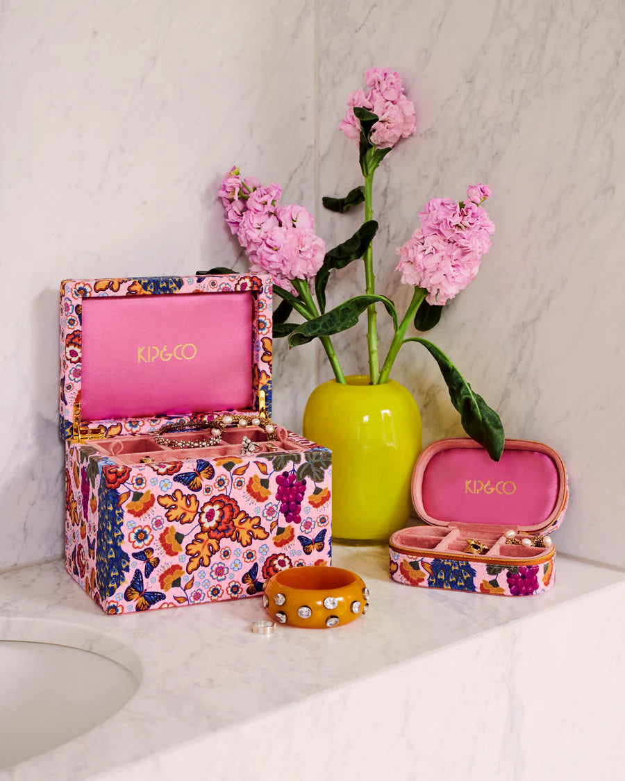 Kip & Co HOME  | Lyon Velvet Jewellery Box- Large