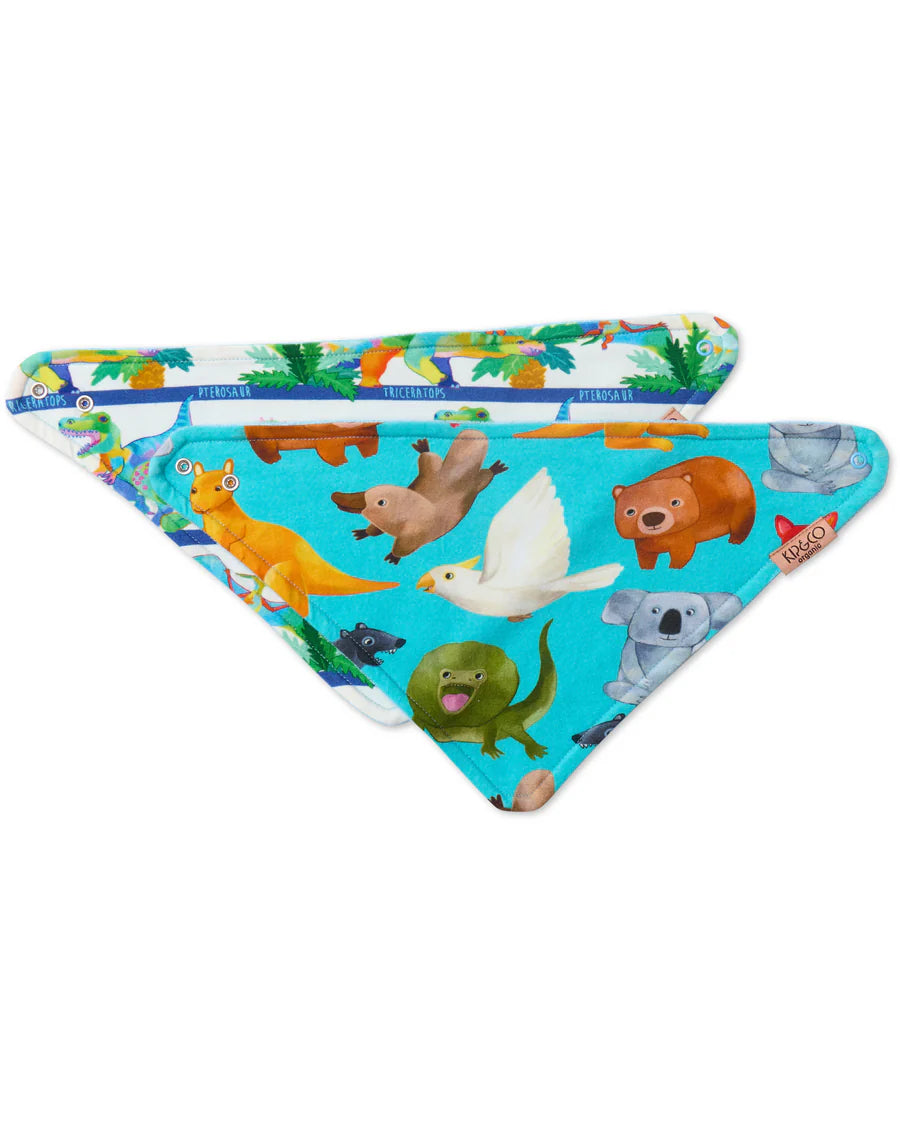 Kip & Co BABY | Wild One Organic Cotton Dribble Bib Set