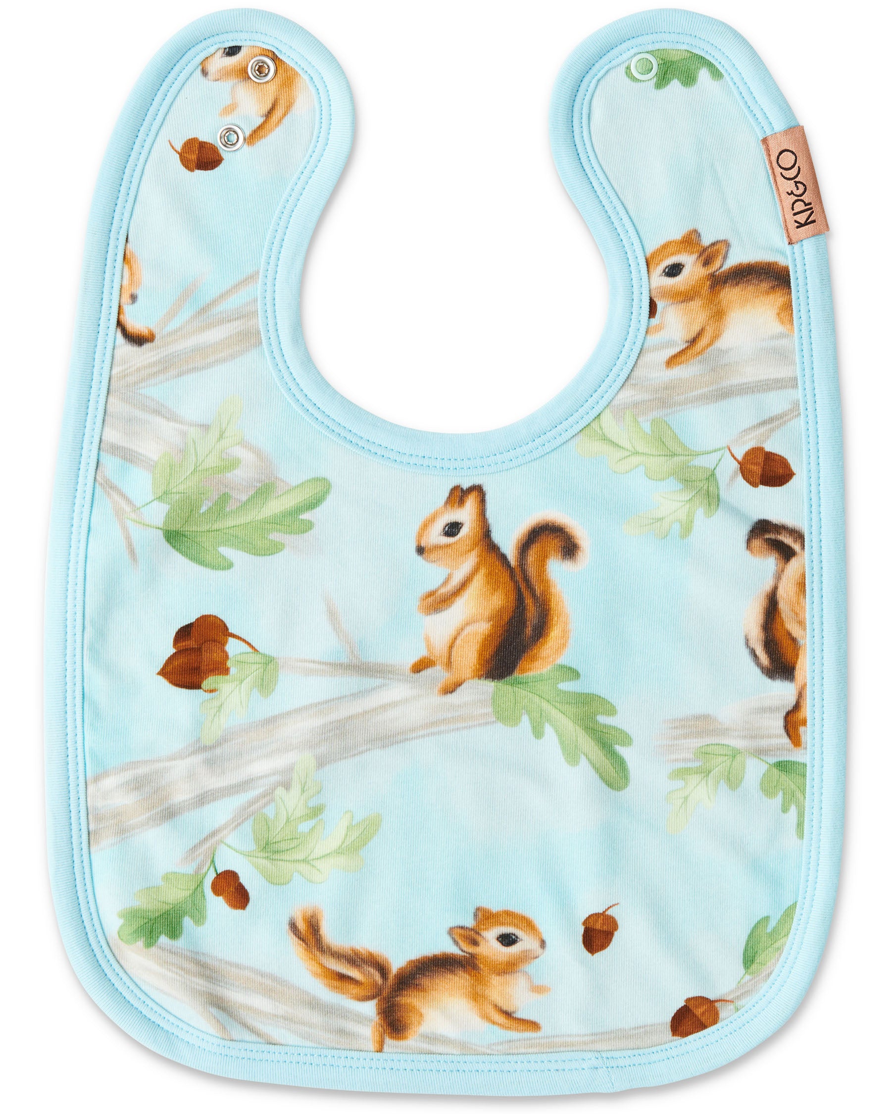 Kip & Co BABY | Squirrel Scurry Organic Cotton Bib