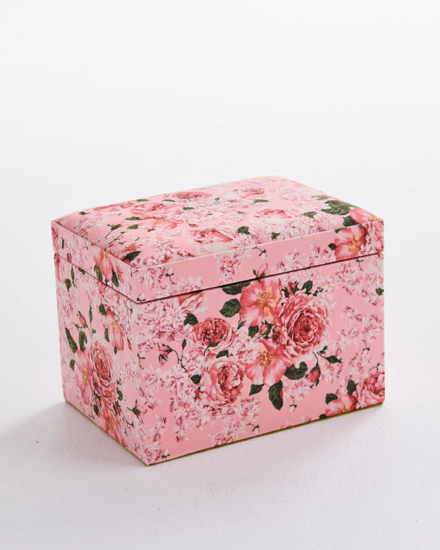 Kip & Co HOME  | Rose Garden Velvet Jewellery Box Large