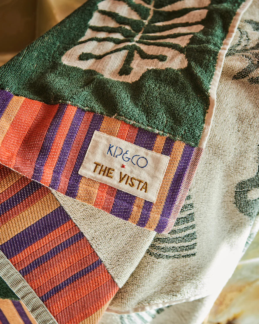 Kip & Co x The Vista | Tulip Terry Bath Sheet / Beach Towel