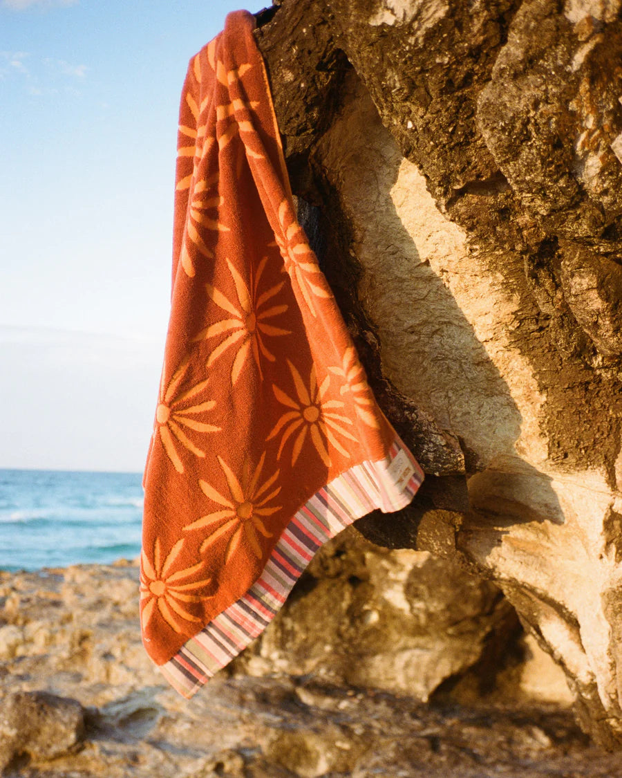 Kip & Co x The Vista | Daisy Terry Bath Sheet / Beach Towel