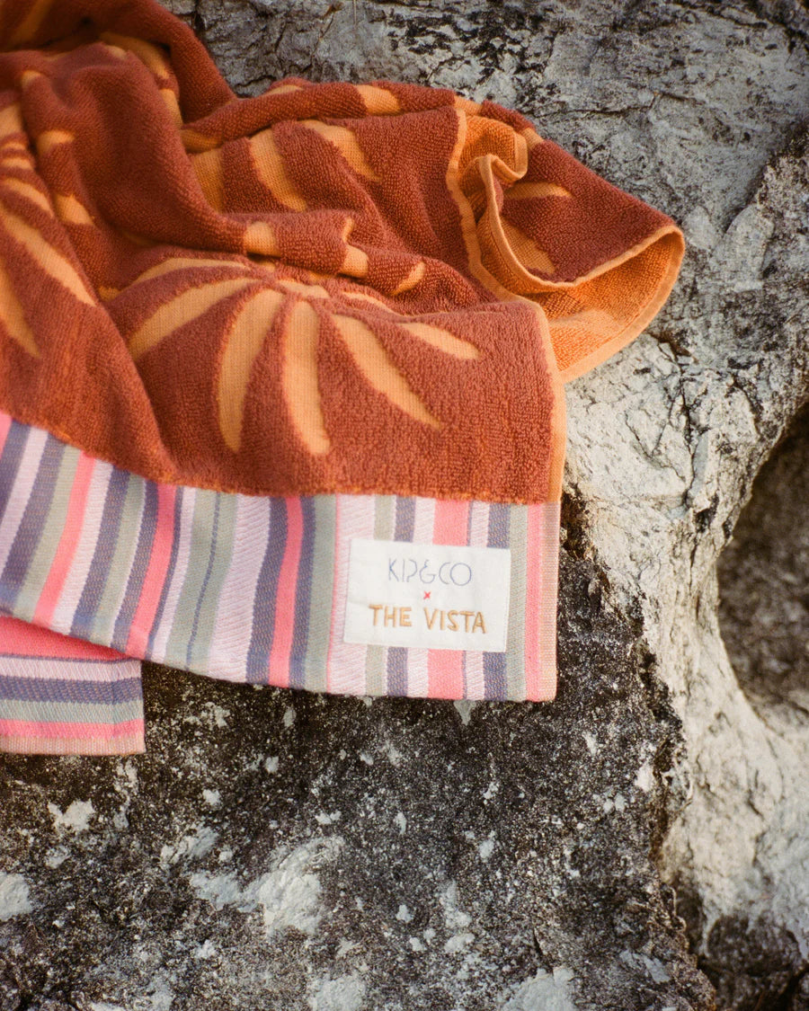 Kip & Co x The Vista | Daisy Terry Bath Sheet / Beach Towel