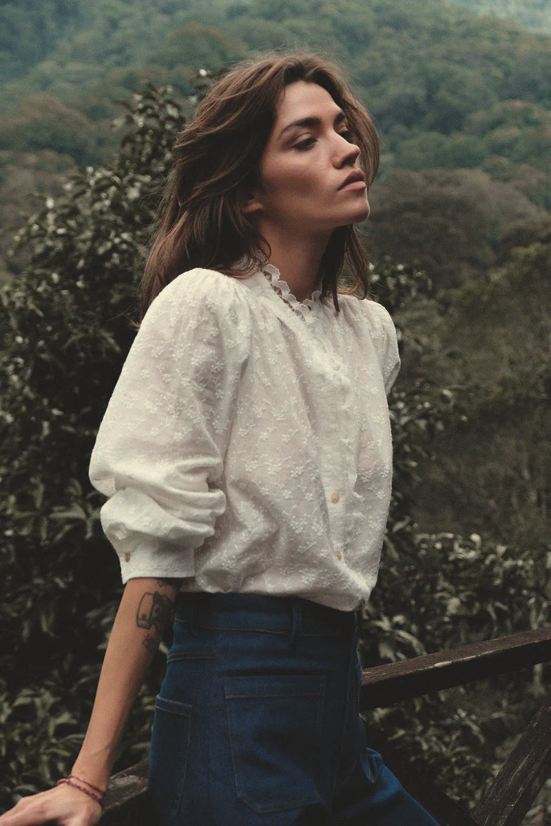 Lilya | Amina Blouse- White