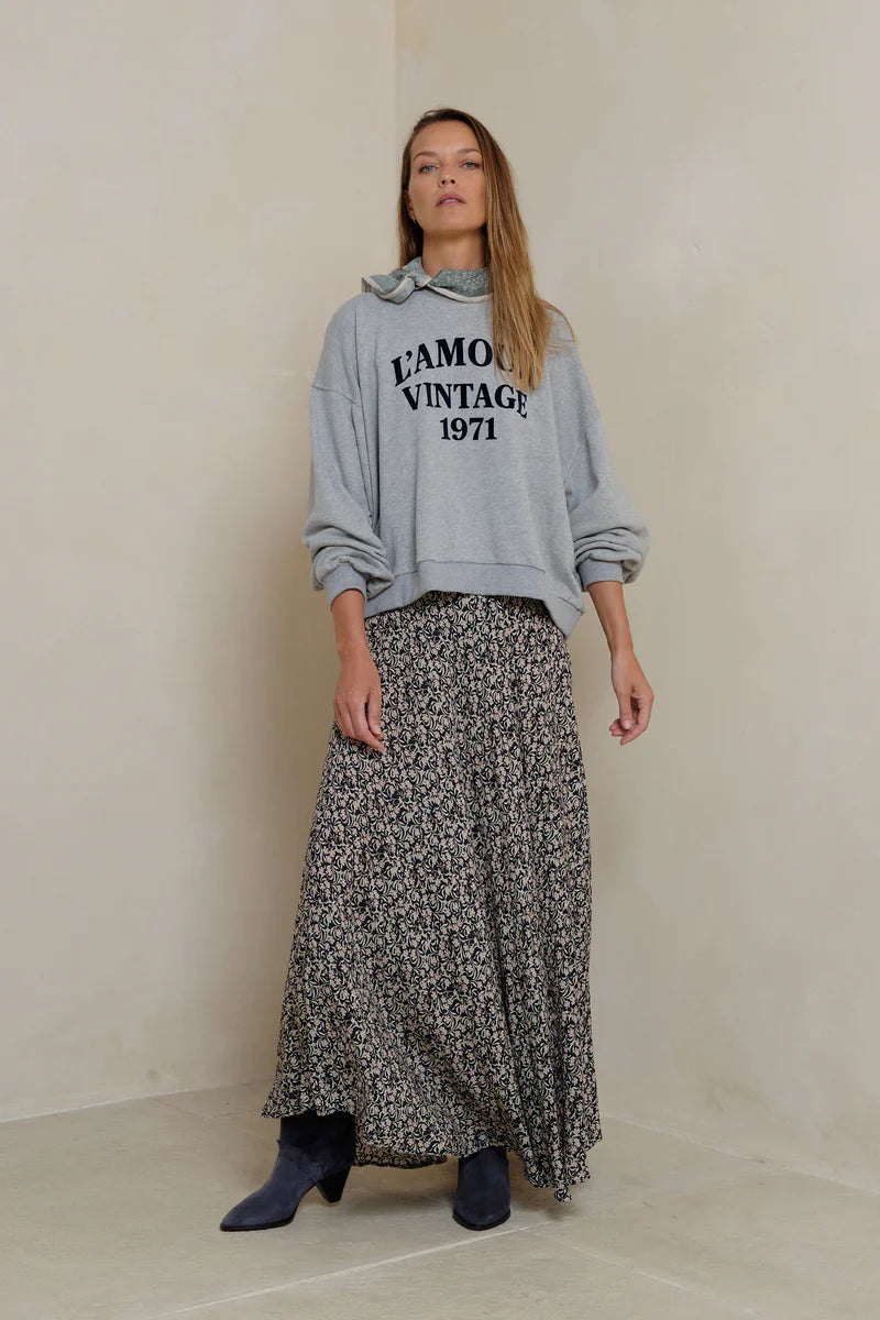 Lilya | Romany Skirt Chelsea Floral- Navy