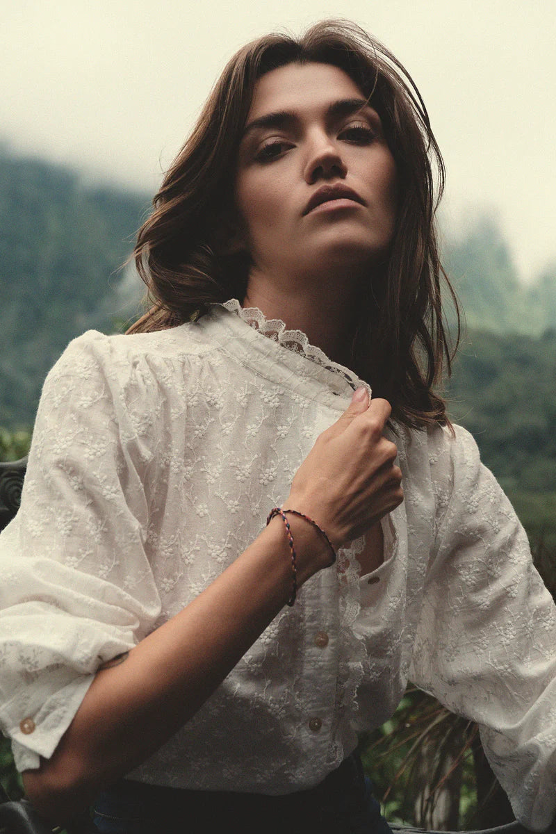 Lilya | Amina Blouse- White