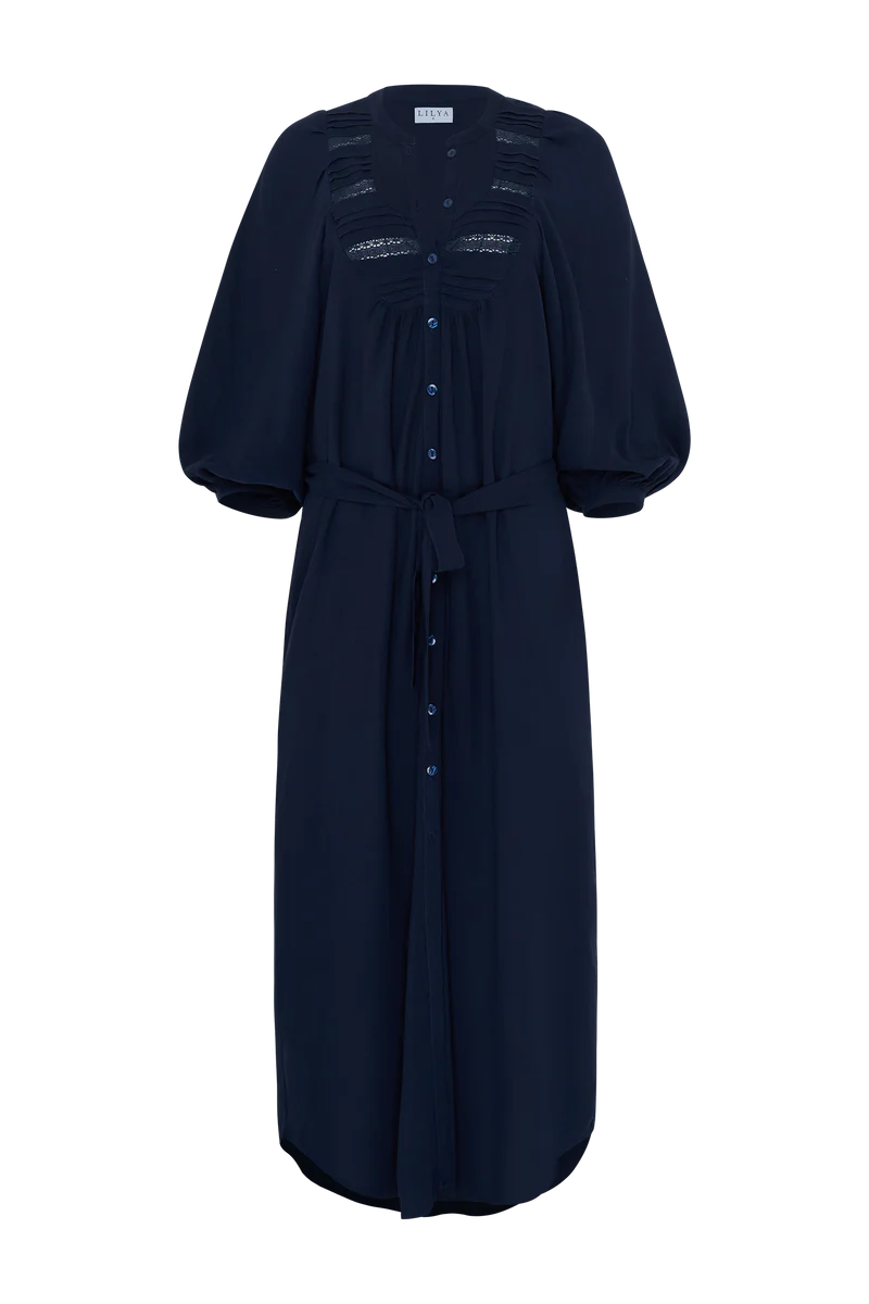 Lilya | Lucille Dress- navy