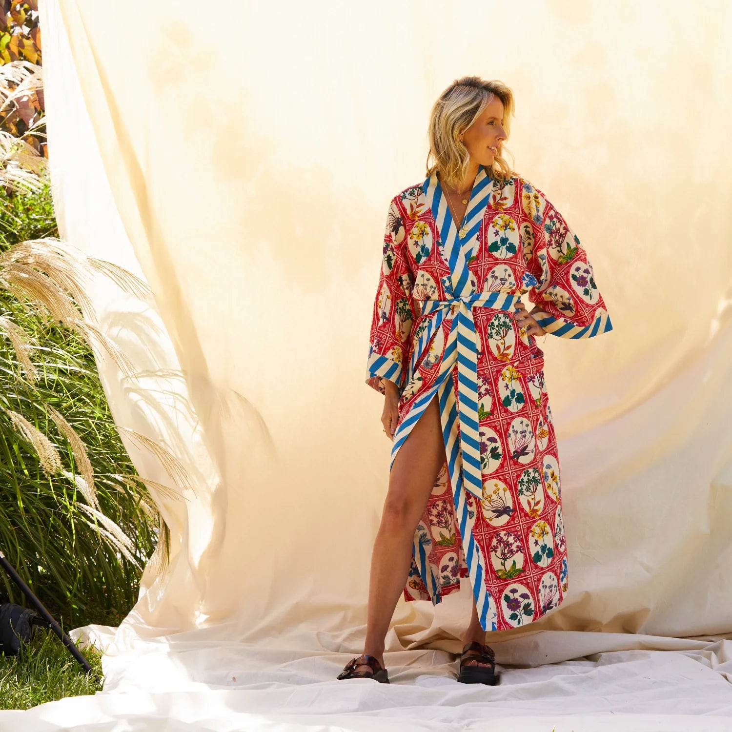 Sage x Clare | Gigi Cotton Bath Robe