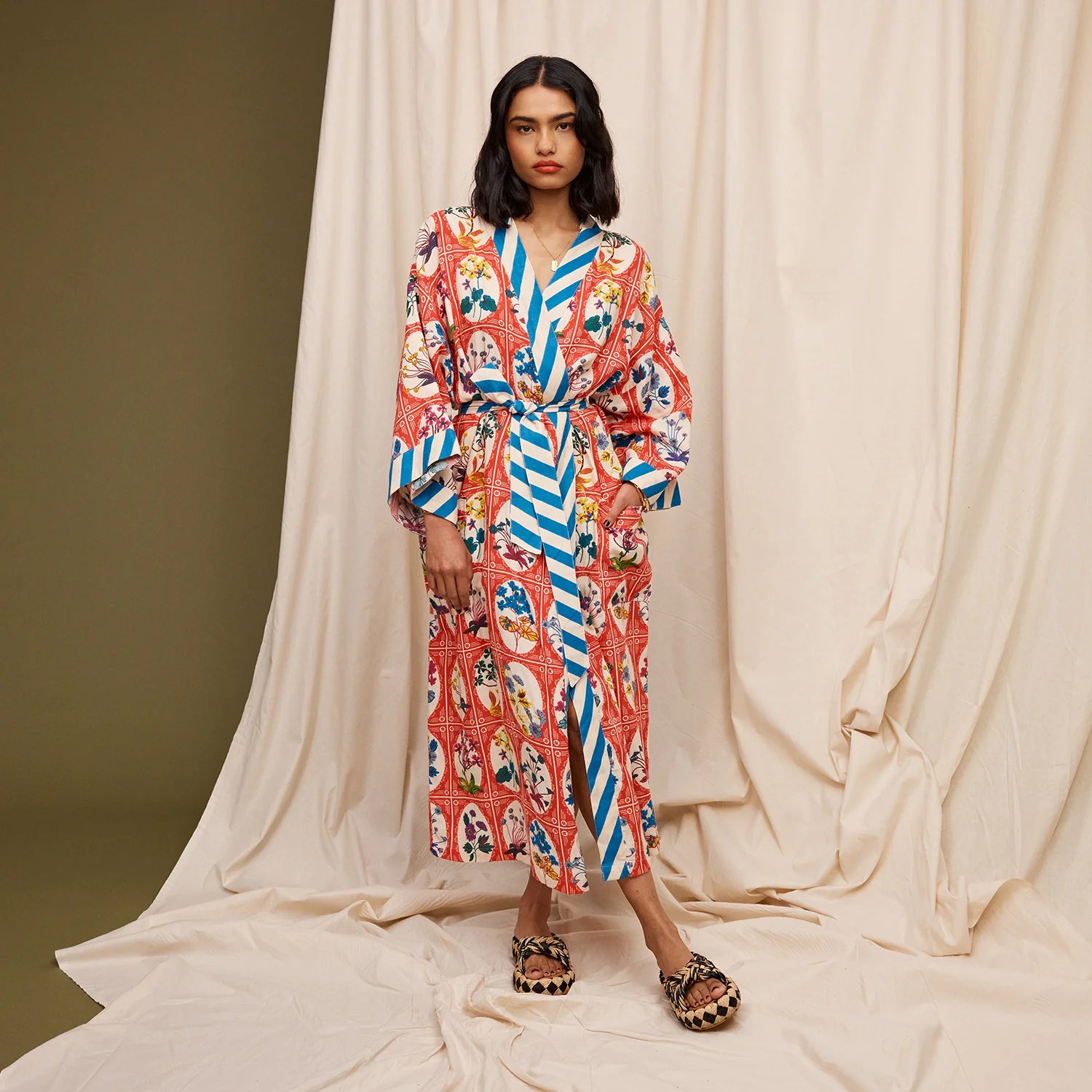 Sage x Clare | Gigi Cotton Bath Robe