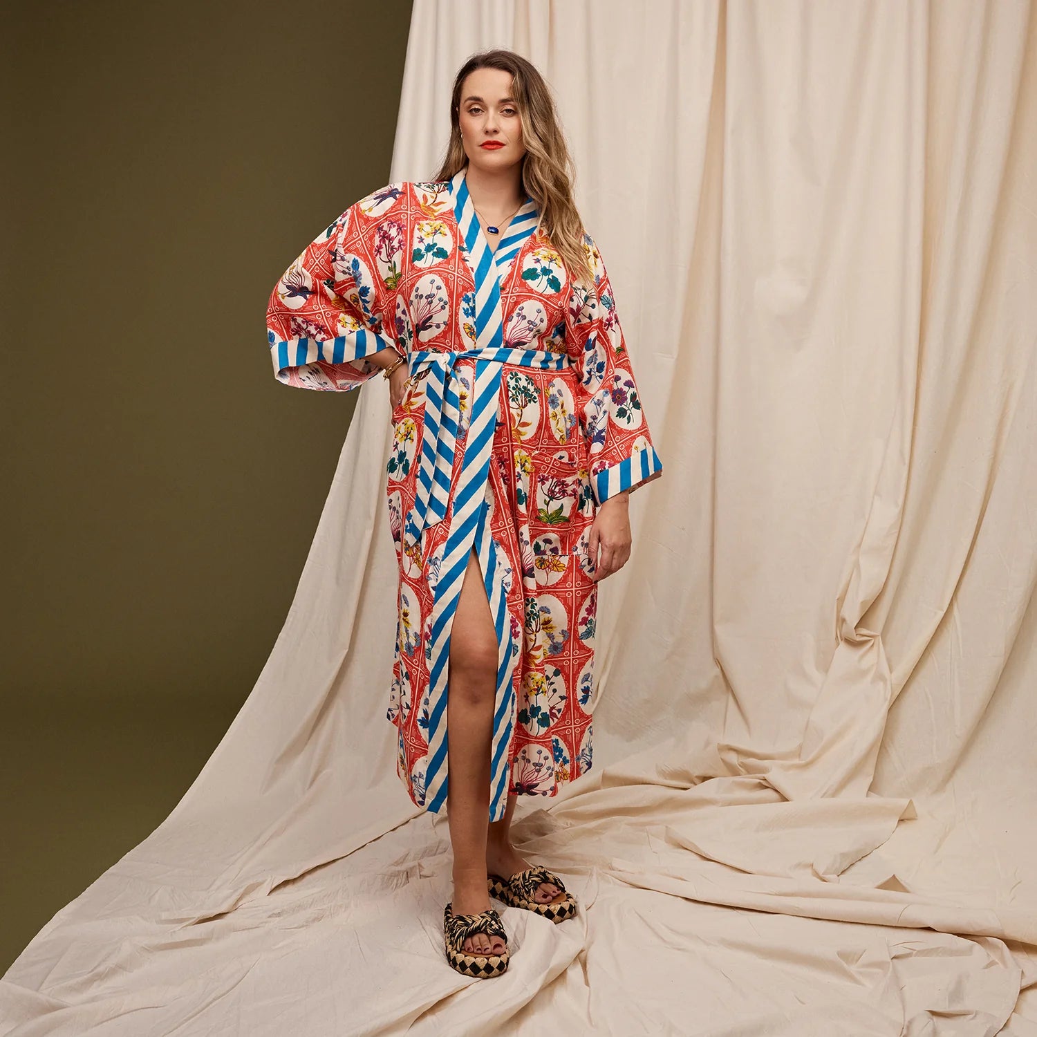 Sage x Clare | Gigi Cotton Bath Robe