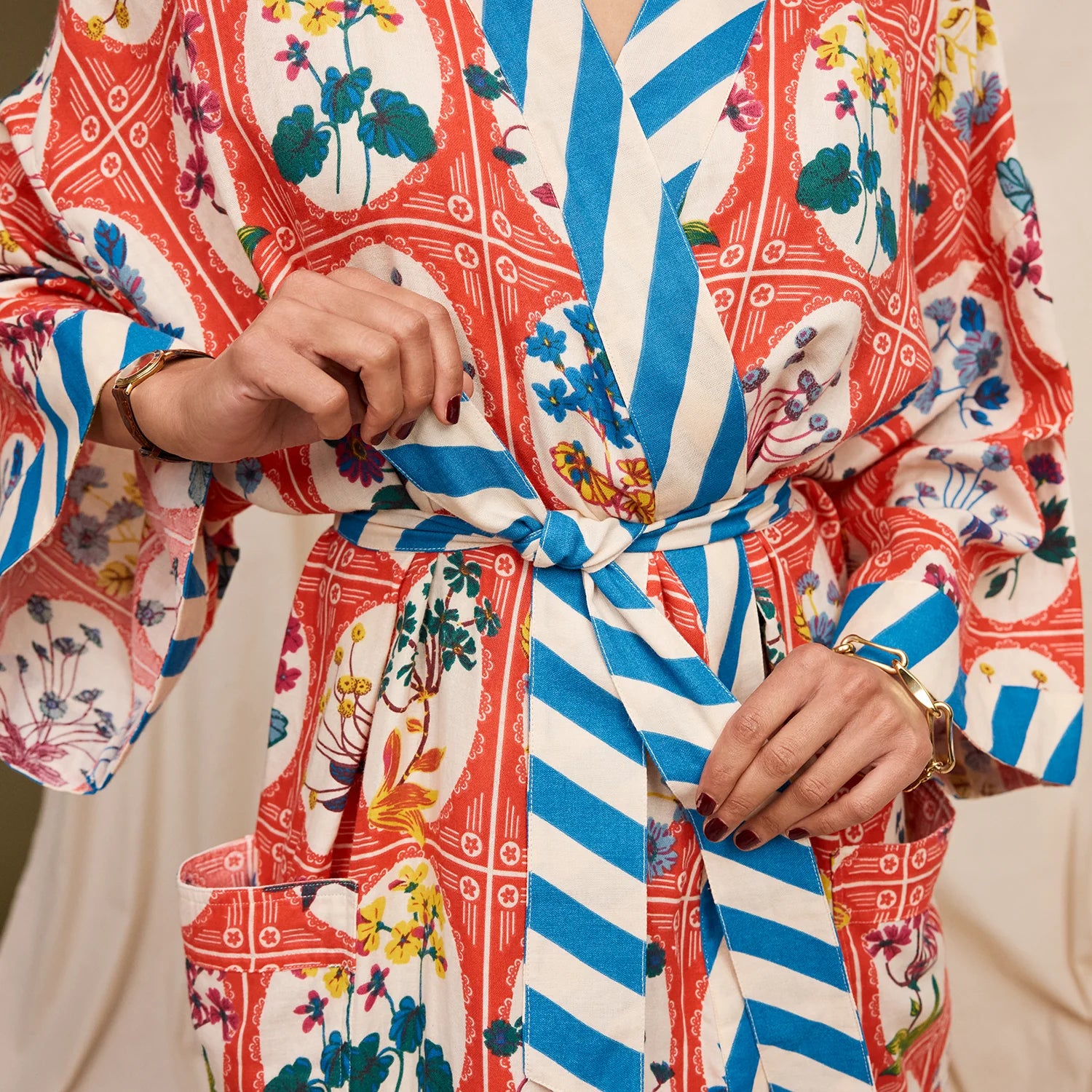 Sage x Clare | Gigi Cotton Bath Robe