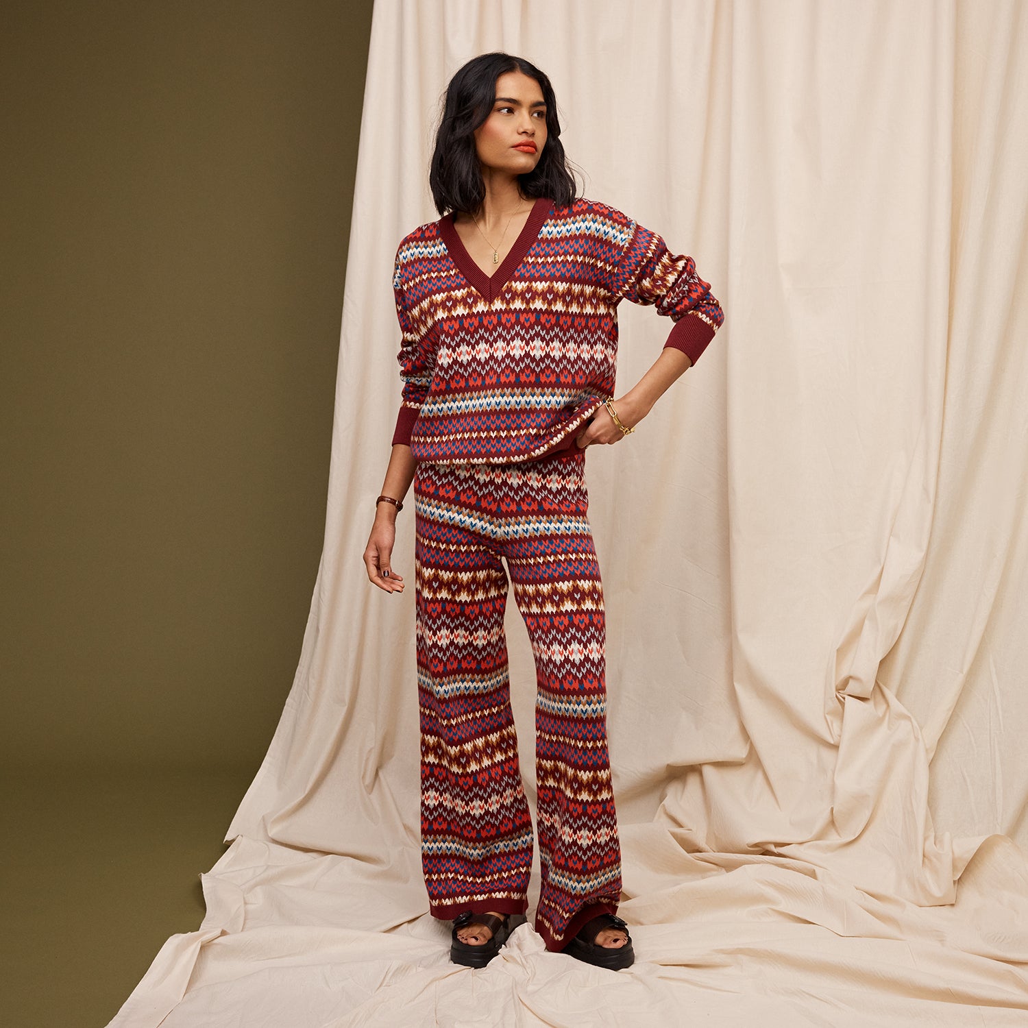 Sage x Clare | Arlette Knit Jumper