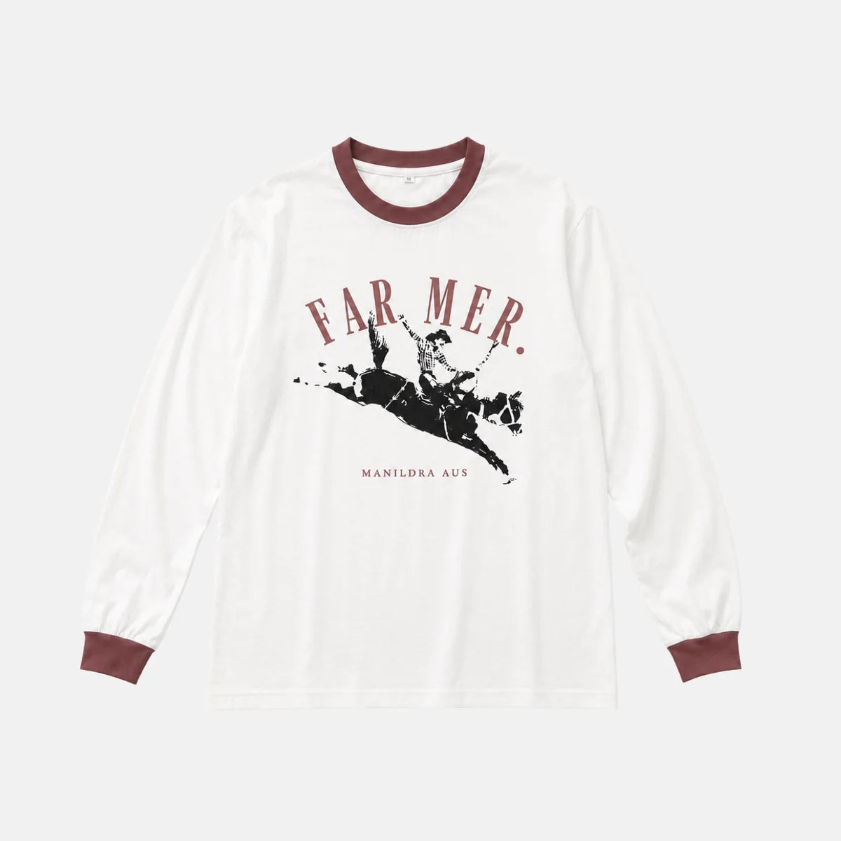 FAR MER by Whitney Outrider Long Sleeve Tee — product detail shot