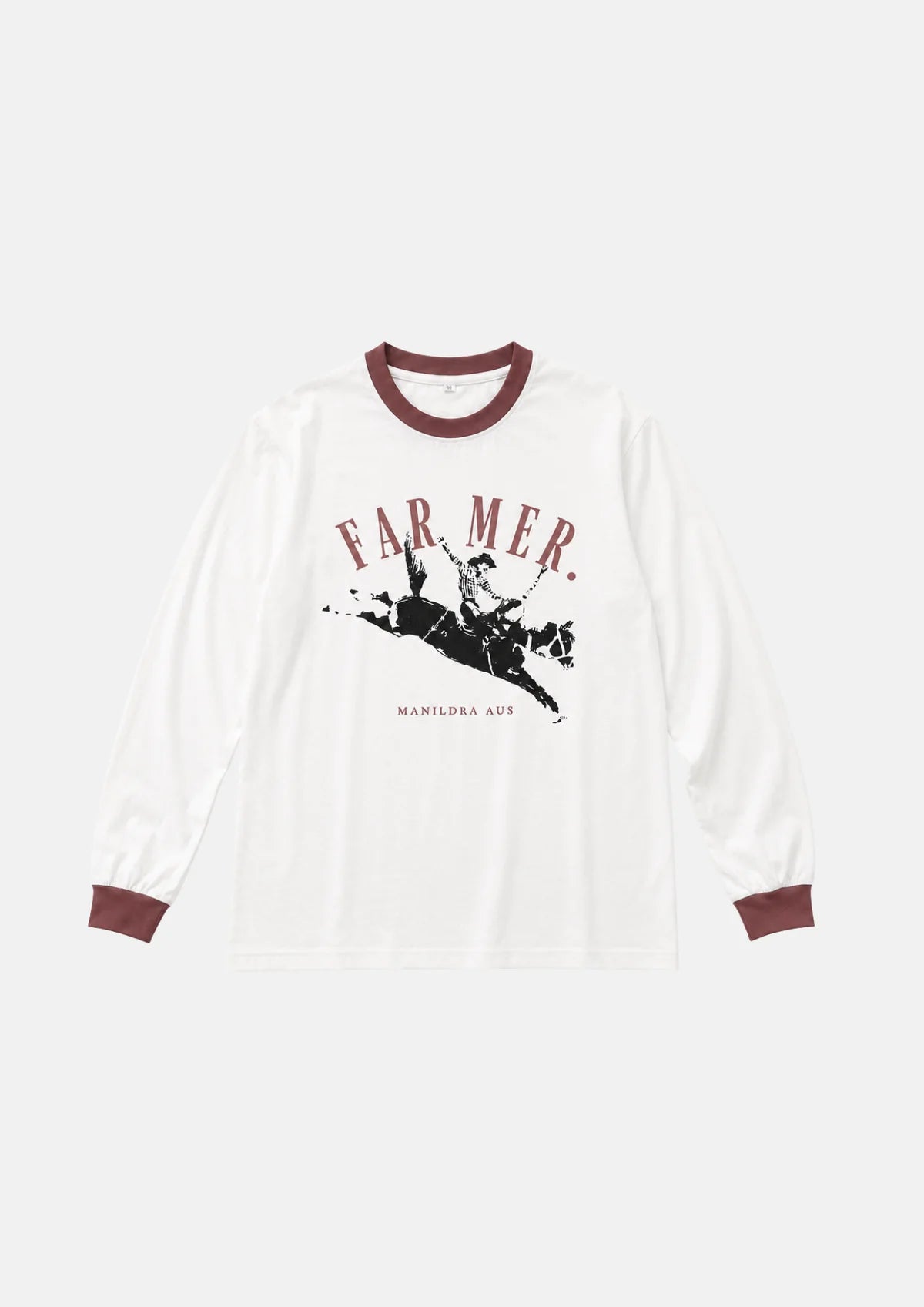 FAR MER by Whitney Outrider Long Sleeve Tee — product detail shot